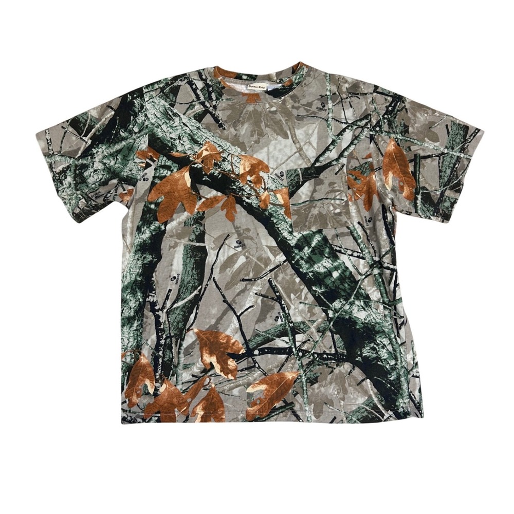 Mens Large Camo‎ Pocket T-Shirt Fusion 3D Western Hunting